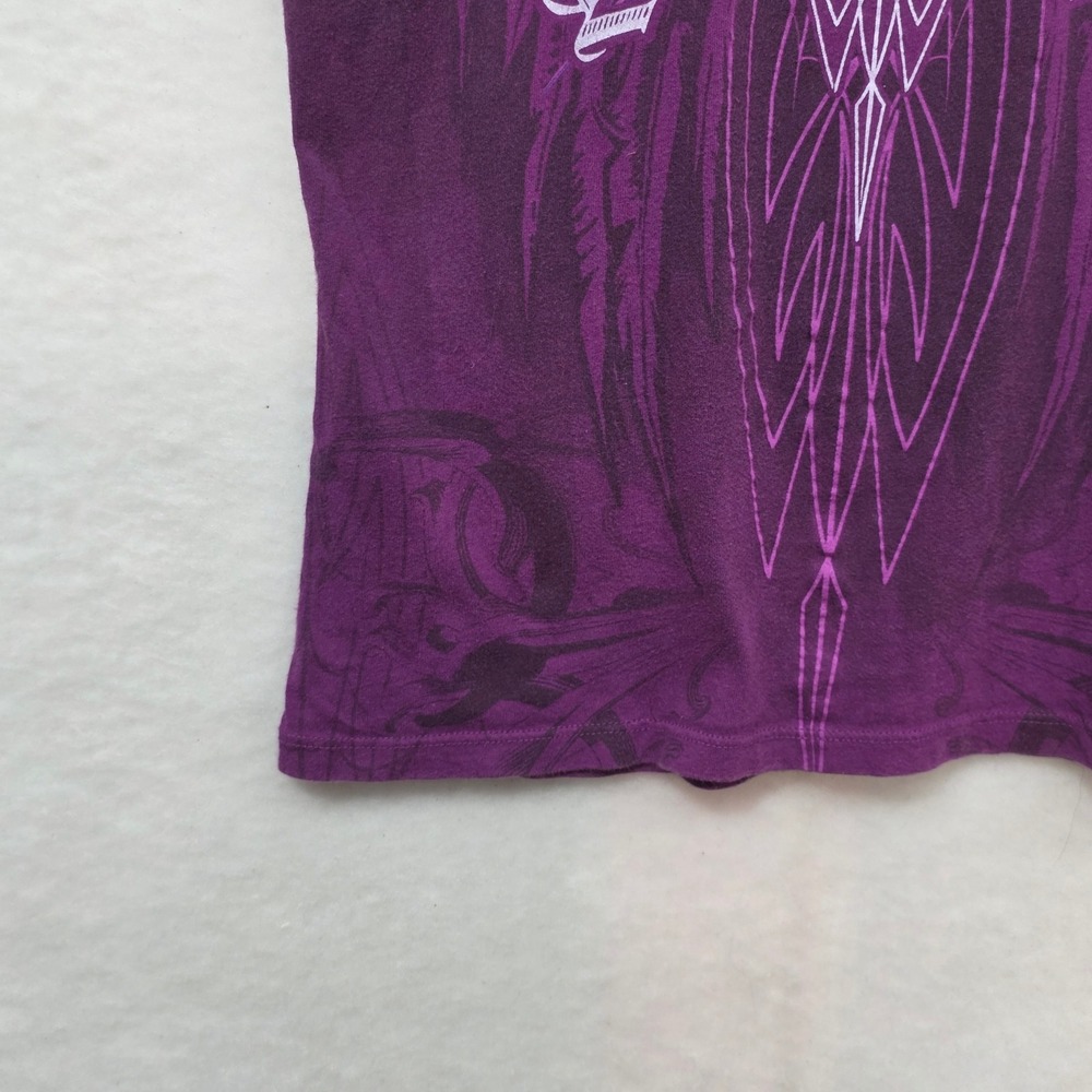 Harley-Davidson Womens Purple Graphic Tank Top Austin Texas Biker Scoop Neck* - Picture 3 of 7